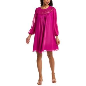 NWT Trina Turk womens Shining Light Mini Dress Small Barbiecore 💓Wedding Guest